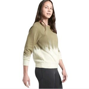 Athleta Sundown Dip Dye Sweatshirt, Size XL
